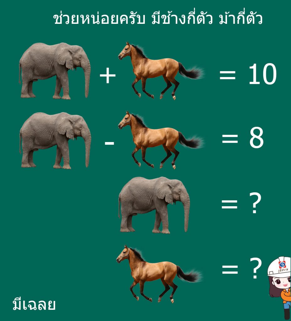 quiz puzzle ปัญหาเชาว์