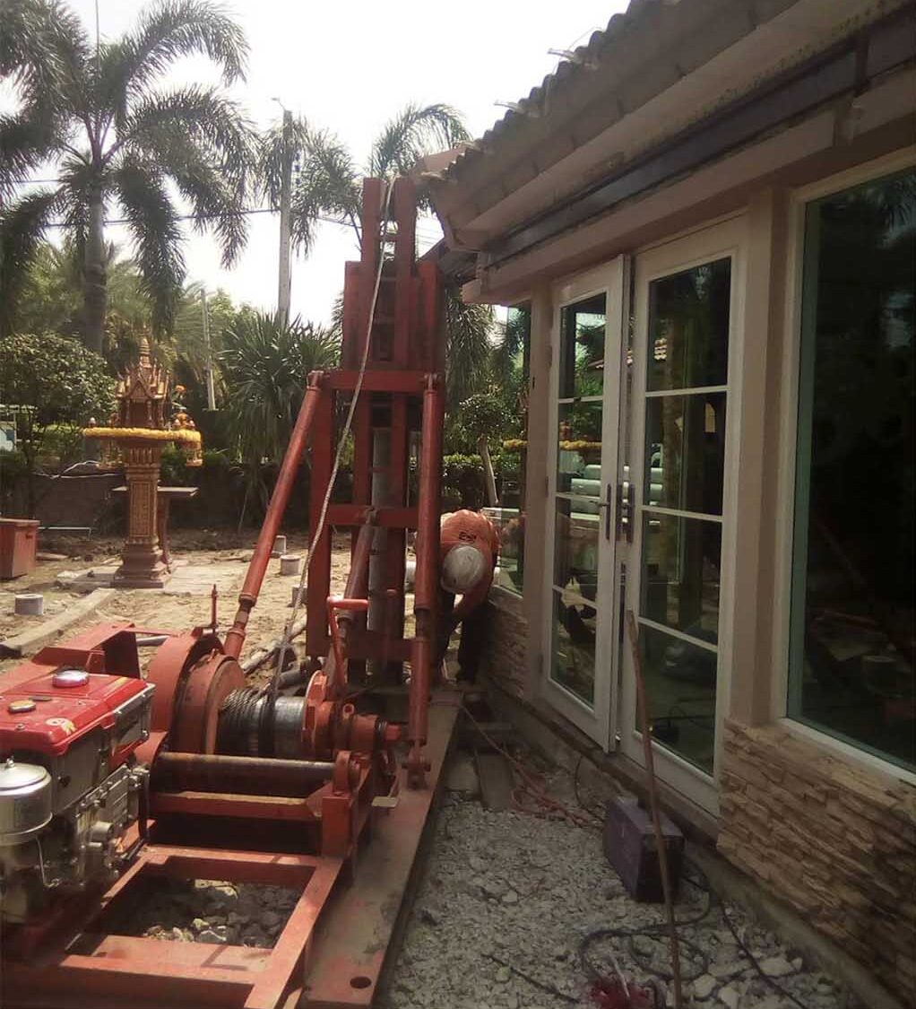 ไมโครไพล์ Micropile สปันไมโครไพล์