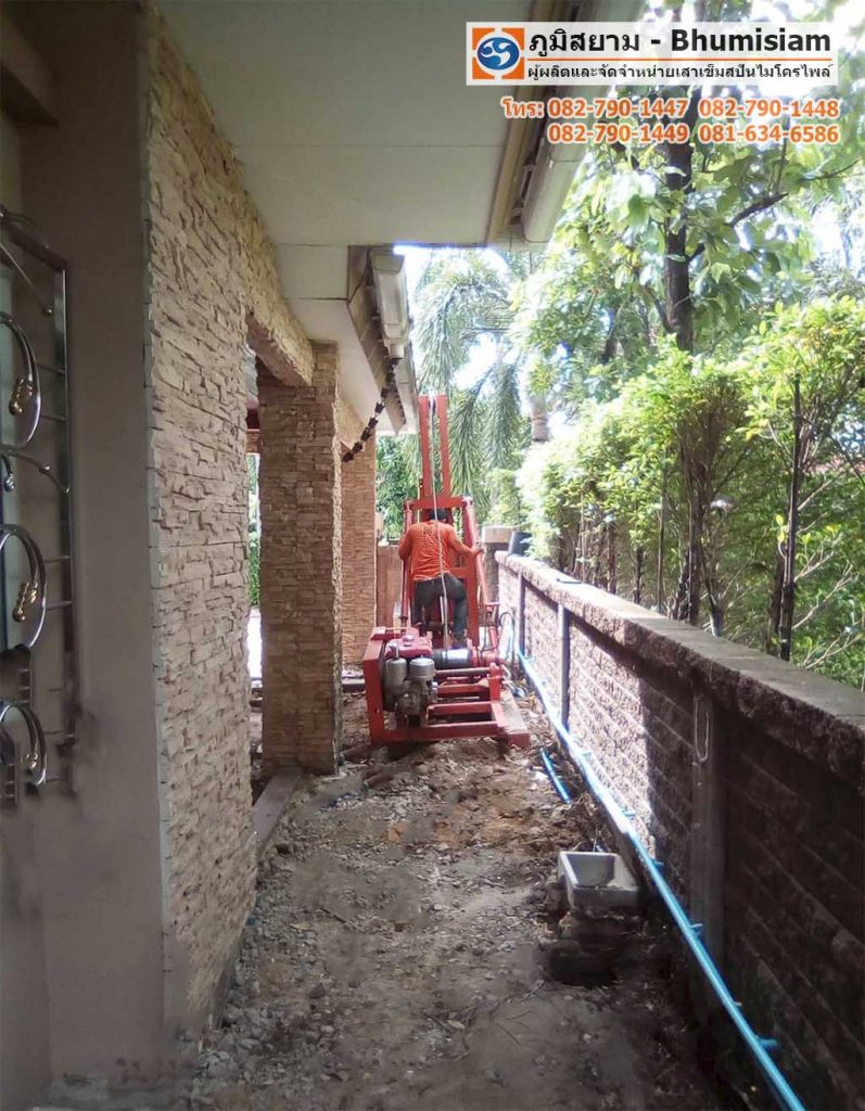 ไมโครไพล์ Micropile สปันไมโครไพล์