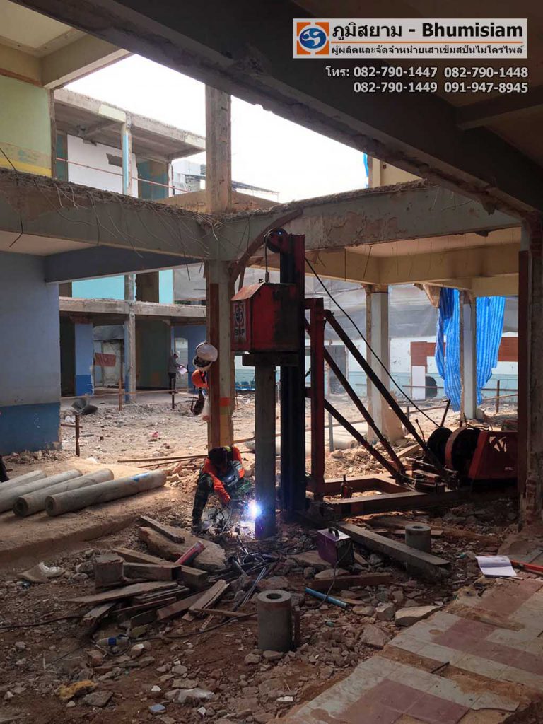 สปันไมโครไพล์ ไมโครไพล์ Micropile